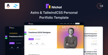 Nichol - Astro Personal Portfolio Templates