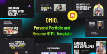 Omio - Modern Personal Portfolio HTML Template