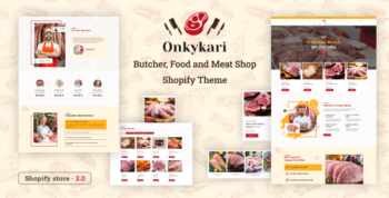 OnkyKari - Butcher, Food Delivery, Meat Shop Shopify Theme