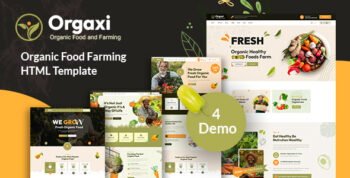 Orgaxi - Organic Food Farming & Shop HTML Template