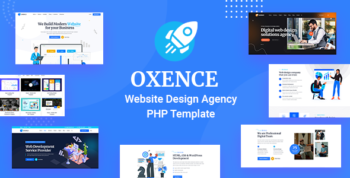 Oxence - Web Design Agency PHP Template