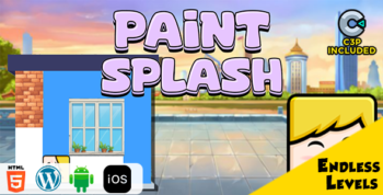 Paint Splash HTML5 Construct 3 Game