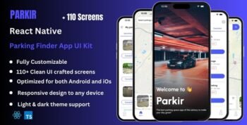 Parkir - Parking Booking React Native Expo App Ui Kit