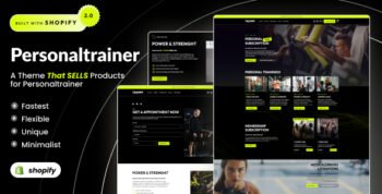 Personal Trainer - Fitness Equipment Shopify 2.0 Theme