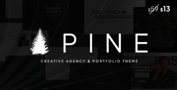 Pine - Creative Agency & Portfolio WordPress Theme