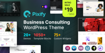 Pixify - Business Consulting WordPress Theme