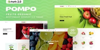 Pompo - Fruits Organic Responsive Shopify 2.0 Theme