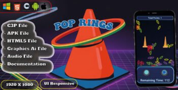 Pop Rings - Casual Puzzle Game - HTML5, Construct 3