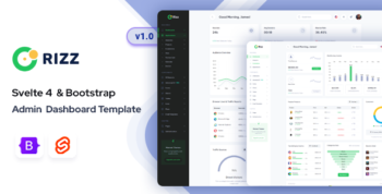 Rizz - Svelte Admin & Dashboard Template