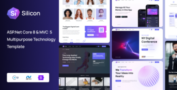 Silicon - ASP.Net Core 8 & MVC 5 Business & Technology Template