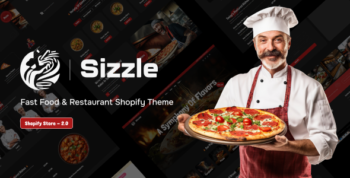 Sizzle - Fast Food & Restaurant Shopify Theme