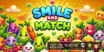 Smile and Match Game - Puzzle Game | Educational Game | HTML5 Game | Android Game  | Kids Game