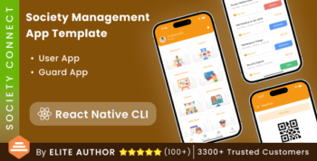 Society Management User App + Guard App | Security App | Building Management App | React Native CLI