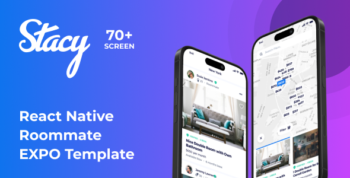 Stacy - Roommate React Native EXPO Template