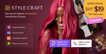 Style Craft - Hairdresser & Hair Salon WordPress Theme