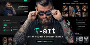 T Art - Shopify Tattoo Studio Theme