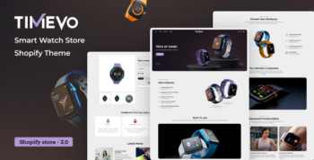 Timevo - Single Product Shop Landing Page Shopify Theme