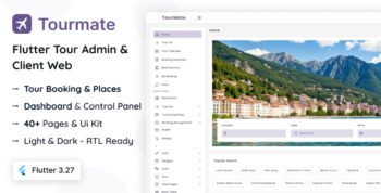 Tourmate - Flutter Tour Booking & Admin Web