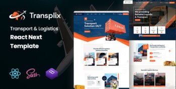 Transplix - Transport & Logistics React Next Template