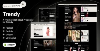 Trendy - Fashion & Lifestyle Shopify 2.0 Theme