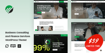 Wealthup - Business Consulting and Finance Services WordPress Theme