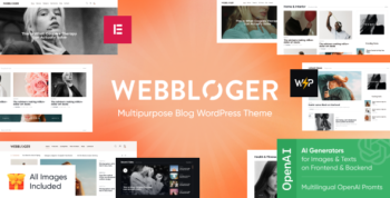 Webbloger - Multipurpose Blog WordPress Theme