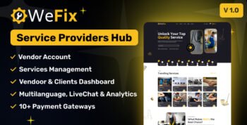 WeFix – Service Providers Hub