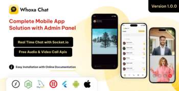 Whoxa App- Whatsapp Clone App | Chat App iOS | Chat App Android | Nodejs chat App | Chat Messenger