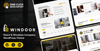 Windoor - Doors & Windows Company WordPress Theme