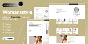 Womansstyle - Clothing and Fashion Shopify 2.0 Theme