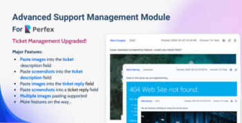 Advanced Support Management Module for Perfex CRM