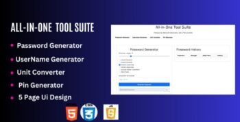 All-in-One Tool Suite: Password Generator, Username Maker, Unit Converter & More