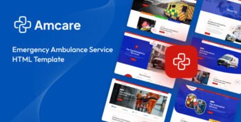 Amcare - Ambulance Service HTML Template