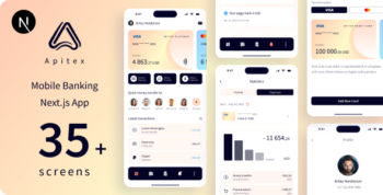 Apitex - Mobile Banking Next JS App | PWA