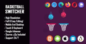 Basketball Switcher - HTML5 Game (Construct 3 / c3p)