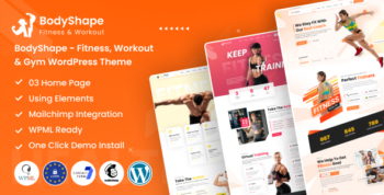 BodyShape - Fitness, Workout & Gym WordPress Theme