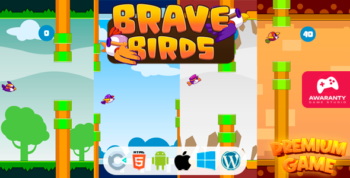 Brave Birds - HTML5 Game (Construct 3 | AdMob | APK)