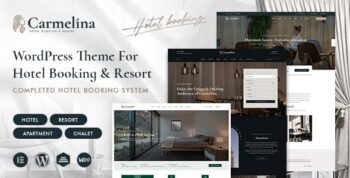 Carmelina - Hotel Booking WordPress Theme