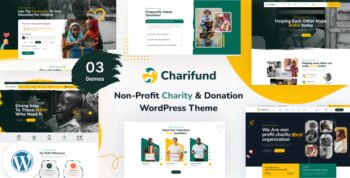 Charifund – Charity Donation & Fundraising Nonprofit Multipurpose WordPress Theme