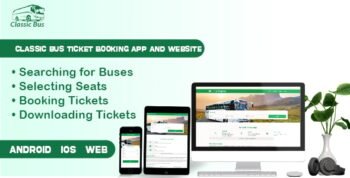 Classic Bus Ticket Booking App and Website