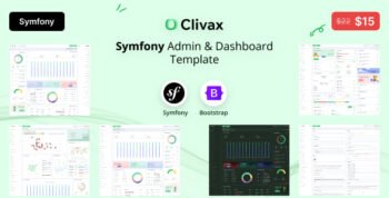 Clivax - Symfony Admin & Dashboard Template