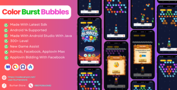 Color Burst Bubbles - Addictive Bubble Shooter Game