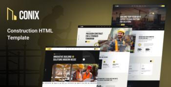 Conix - Construction HTML Template