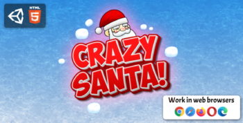 Crazy Santa | HTML5 Game | Unity