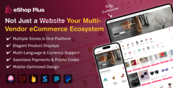 eShop Plus - Multi Vendor eCommerce, Multi Module Website in Laravel