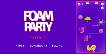 Foam Party - HTML5 Game (Construct3)