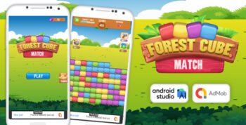 Forest Cube Match - Matching Game Android Studio Project with AdMob Ads + Ready to Publish