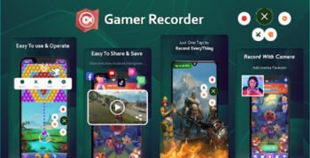 Gamer Recorder - No Root Required with Audio and Camera