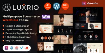 Luxrio – eCommerce Jewellery WordPress Theme