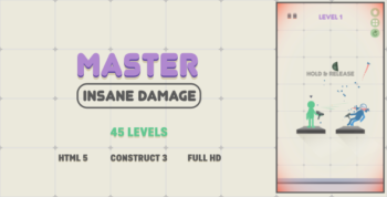 Master Insane Damage - HTML5 Game (Construct3)